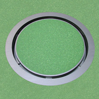 Couvercle de regard en inox - TD68 RESIN FILLED GULLY COVER - johnlord specialist flooring - rond / à couvercle intégré
