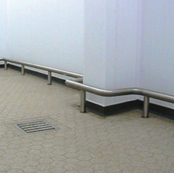Protection murale en acier inoxydable - TD93 - johnlord specialist flooring