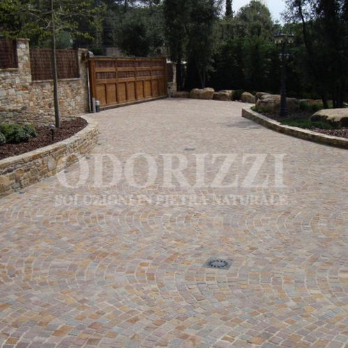 Pavé en porphyre - CAMPARTA® : CUBES/INSETS - ODORIZZI soluzioni in pietra - d'extérieur / antidérapant / antigel