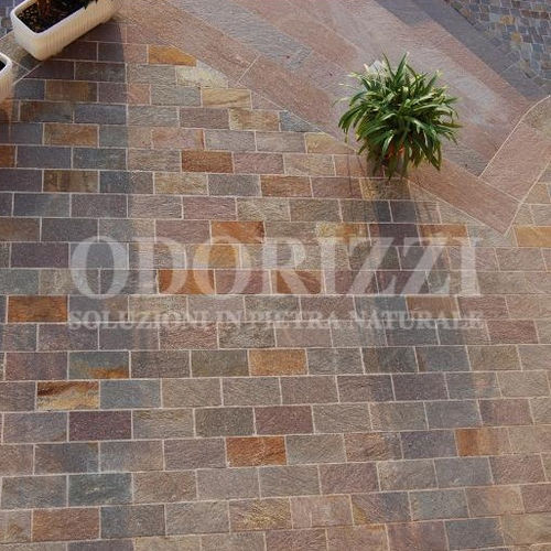 Dallage en porphyre - CAMPARTA® : SPLIT TILES - ODORIZZI soluzioni in pietra - d'extérieur / antidérapant / antigel