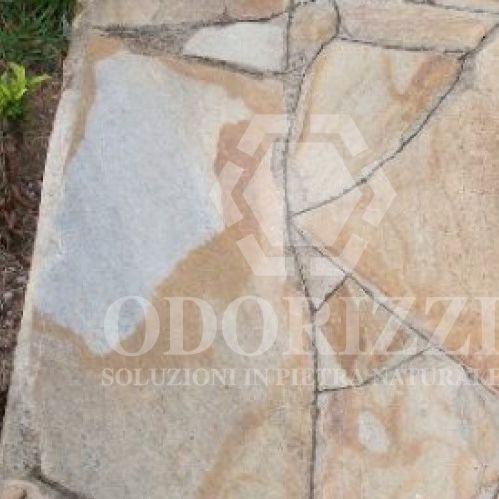 Plaque de pierre en quartzite - GEA'S : IRREGULAR - ODORIZZI soluzioni in pietra - pour sol / à relief