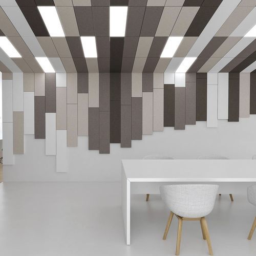 Panneau acoustique pour mur - PARQUET™ - anima&corpo - pour plafond / en tissu / en fibre de polyester