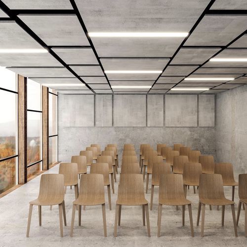Panneau acoustique pour mur - SURFACE™ - anima&corpo - pour plafond / autoportant / en fibre de polyester