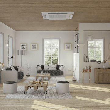 Climatiseur plafonnier - AC052RN4DKG/EU - Samsung UK - split system / résidentiel / professionnel