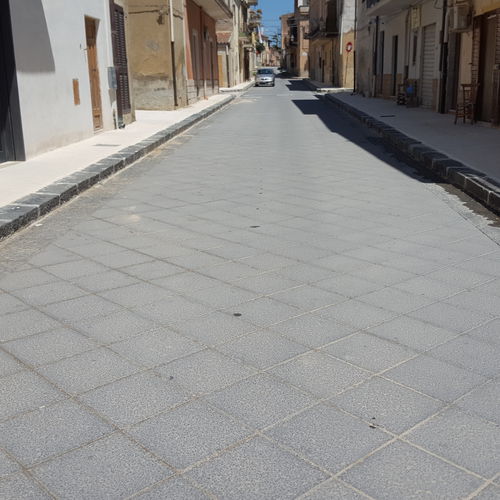 Dallage en béton - FIMAS PAVIMENTI IN MONOSTRATO VULCANICO DELL'ETNA - en pierre / d'extérieur / piéton