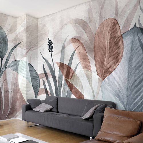 Papier peint contemporain - BON VOYAGE  - Wallpepper - en fibre de cellulose / en fibre naturelle / à motif nature