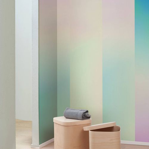 Papier peint contemporain - GRADIENT  - Wallpepper - en fibre de cellulose / en fibre naturelle / multicolore