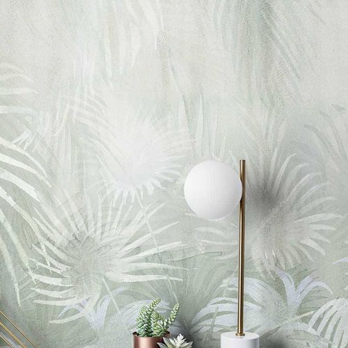 Papier peint contemporain - SOFT JUNGLE - Wallpepper - en fibre de cellulose / en fibre naturelle / à motif nature