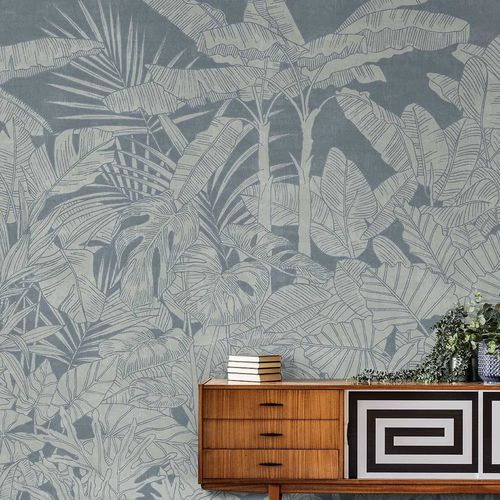 Papier peint contemporain - THE EXPLORER - Wallpepper - en fibre de cellulose / en fibre naturelle / à motif nature
