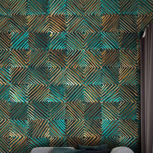 Papier peint contemporain - SOTT'ACQUA - Wallpepper - en fibre de cellulose / en fibre naturelle / à motif