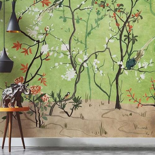 Papier peint contemporain - LA SELVA FIORITA - Wallpepper - à motif nature / imprimé