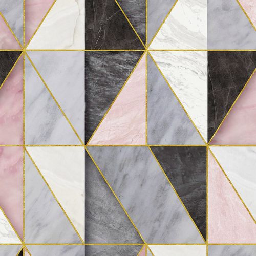 Papier peint contemporain - RHOMBUS  - Wallpepper - à motif géométrique / imprimé