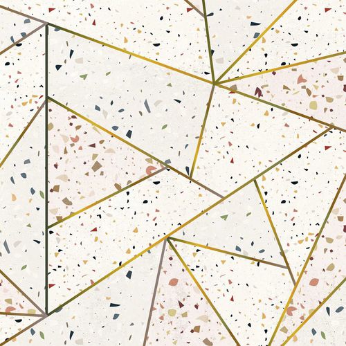 Papier peint contemporain - TERRAZZO - Wallpepper - à motif géométrique / imprimé