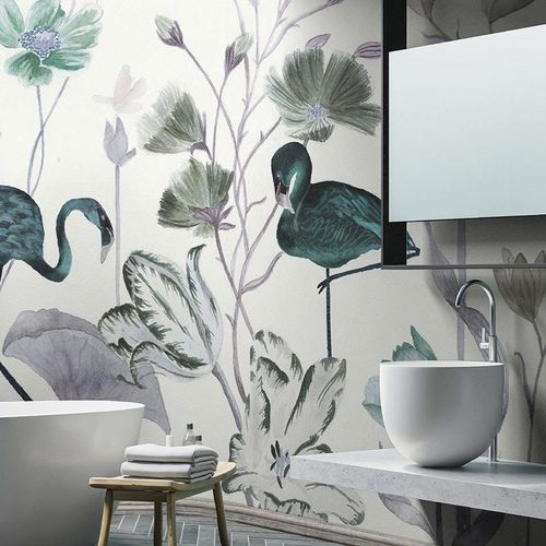Papier peint contemporain - WONDERLAND / AO-17 - Wallpepper - à motif animalier / imprimé