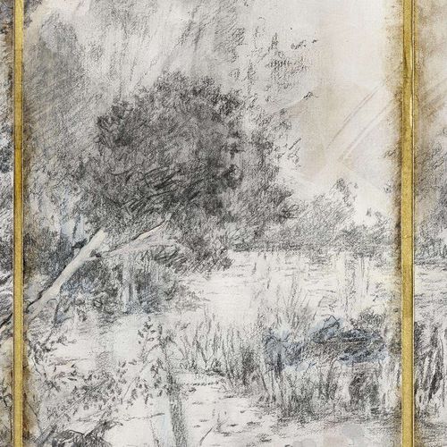 Papier peint contemporain - VUE SOLITAIRE / SM-14 - Wallpepper - à motif nature / imprimé