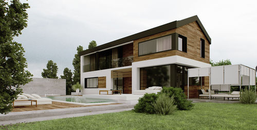 Maison préfabriquée - TROFARELLO  - Barra&Barra - écologique / à économie d'énergie / contemporaine