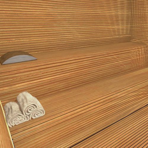 Sauna professionnel - Luxe Pro - AWD - en bois / pour intérieur
