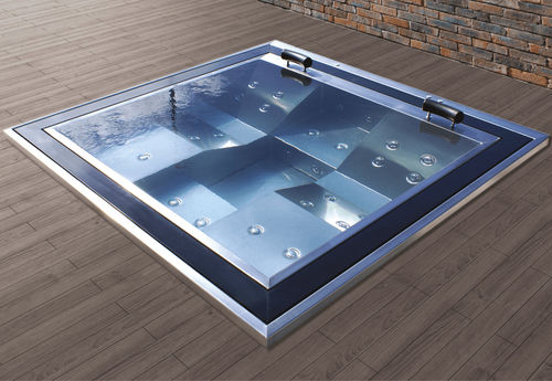 Spa encastrable - AWD - carré / 2 places / en inox