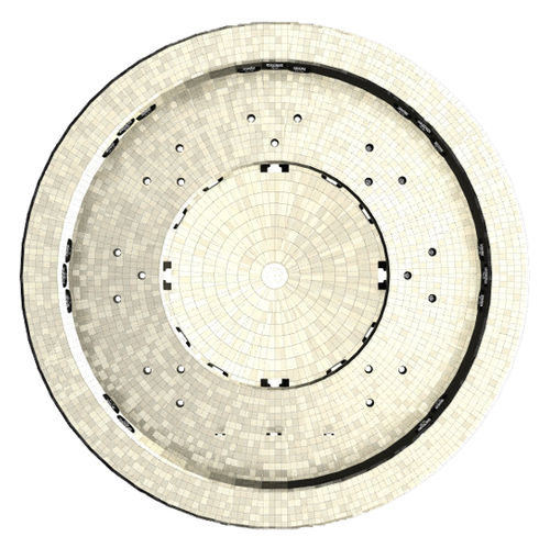 Spa encastrable - 1 - AWD - rond / 8 places / en mosaïque