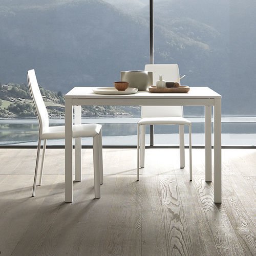 Table à manger contemporaine - STORM - altacom italia - en bois / en verre / en mélaminé