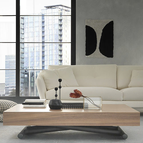 Table basse contemporaine - FEBO - altacom italia - en bois / en mélaminé / avec piètement en métal