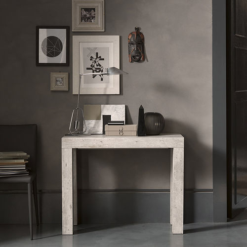 Console contemporaine - COMBI - altacom italia - en aluminium / en mélaminé / avec piètement en bois