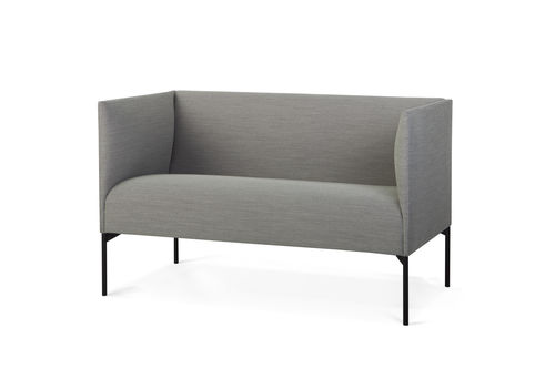 Canapé contemporain - TALK - Jonas Ihreborn - en tissu / marron / 3 places