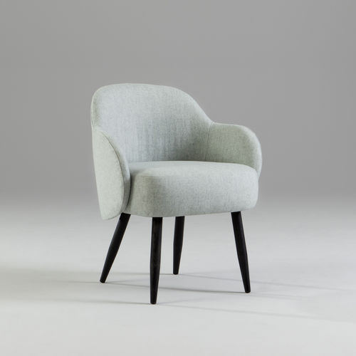 Chaise contemporaine - FLORA - Jonas Ihreborn - d'intérieur / en tissu / tapissée