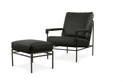 Repose-pied contemporain - SEVENTY  - Jonas Ihreborn - en cuir / en tissu / professionnel