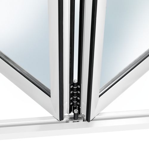 Porte d'intérieur - S.5500 - Europa Profil Aluminium SA - en aluminium / pliante / vitrée