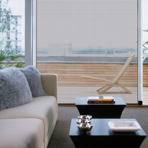 Moustiquaire fixe - FLEXA - Europa Profil Aluminium SA - pour porte coulissante