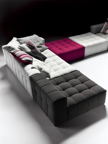 Canapé modulable - MOXO - PINTON SAS - contemporain / en tissu / en cuir