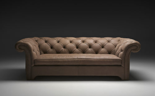 Canapé contemporain - ROYAL - PINTON SAS - en tissu / en cuir / vert
