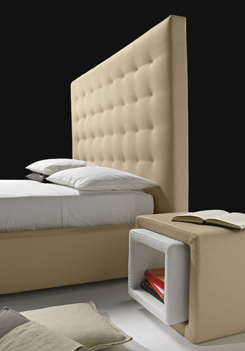 Lit double - CLUB - PINTON SAS - contemporain / tapissé / avec base de rangement