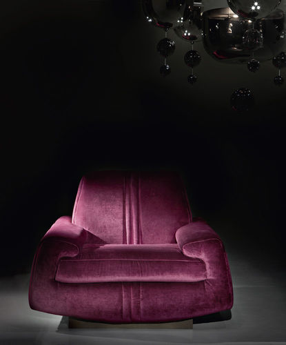 Fauteuil contemporain - SPA - PINTON SAS - en cuir / en tissu / avec revêtement amovible