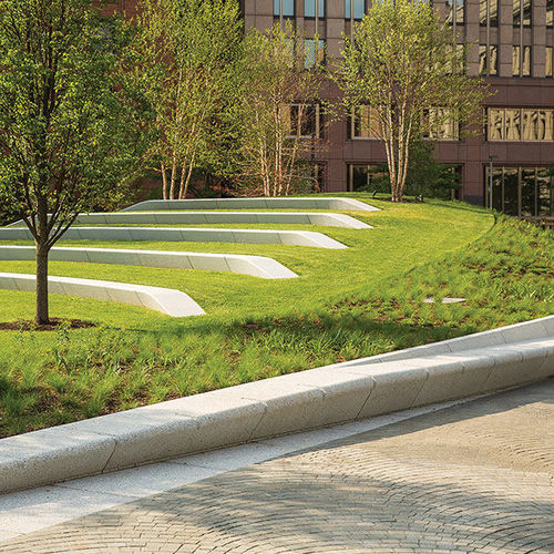 Bordure de jardin - SEAT WALLS - Tectura Designs - de séparation / en béton / linéaire