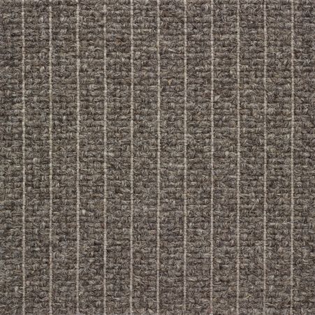 Moquette tissée main - DUORO - Nash Andrea - en laine / à rayures / noire
