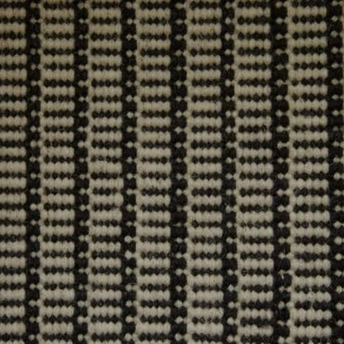 Moquette tissée - ZIRCON FLATWEAVE  - Nash Andrea - en laine / à motif / noire