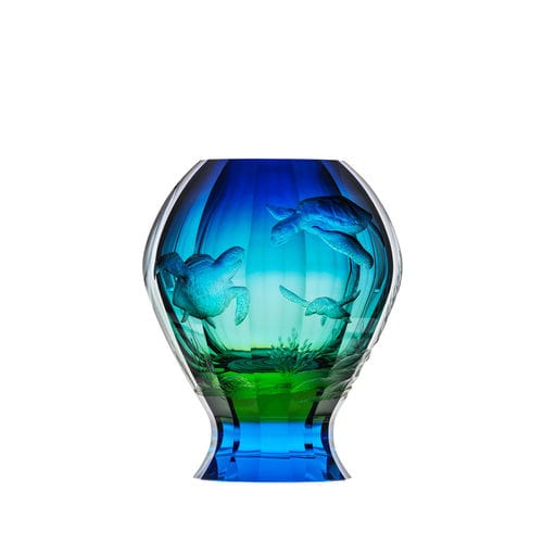 Vase contemporain - MERENGUE - MOSER, a.s. - en verre soufflé / en cristal / fait main