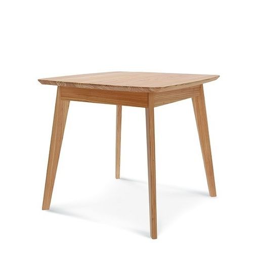 Table contemporaine - Carmen - Fameg - en chêne / avec piètement en bois / rectangulaire