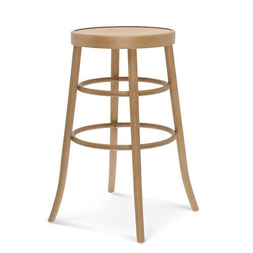Tabouret de bar classique - 302 - Fameg - en hêtre / avec piètement en bois / 4 pieds