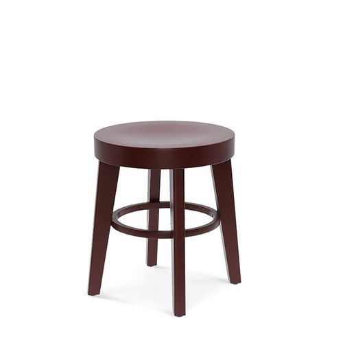 Tabouret contemporain - Ufo - Fameg - en bois / avec piètement en hêtre / rond