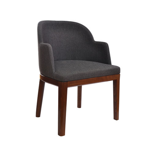 Chaise contemporaine - COMO B - Sedja - d'intérieur / en tissu / avec piètement en hêtre
