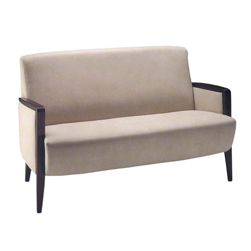 Banquette contemporaine - CONDAL 2SF - Sedja - en tissu / avec piètement en bois / avec dossier