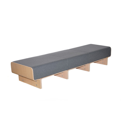 Banc contemporain - PUFF 3S - Sedja - en bois