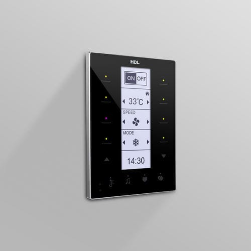 Panneau de contrôle pour luminaire - DLP Touch - HDL Automation Co., Ltd - pour système de chauffage / pour système de ventilation / pour équipement multimédia