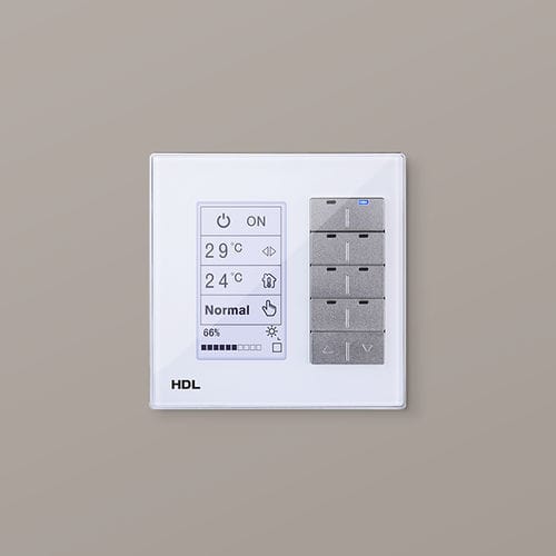 Panneau de contrôle pour installation domotique - DLP EU - HDL Automation Co., Ltd - pour système de chauffage / pour système de ventilation / pour luminaire
