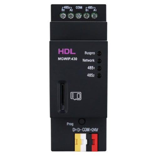 Module d'interface passerelle - MGWIP.430 - HDL Automation Co., Ltd - sur rail DIN / pour installation domotique / LAN