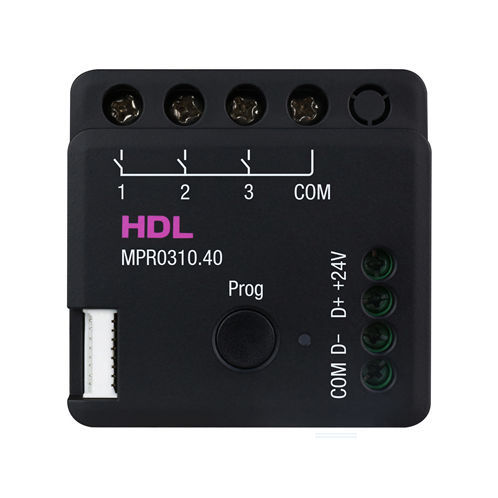 Actionneur de commutation pour installation domotique - HDL-MPR0310.40 - HDL Automation Co., Ltd - encastré / résidentiel / professionnel