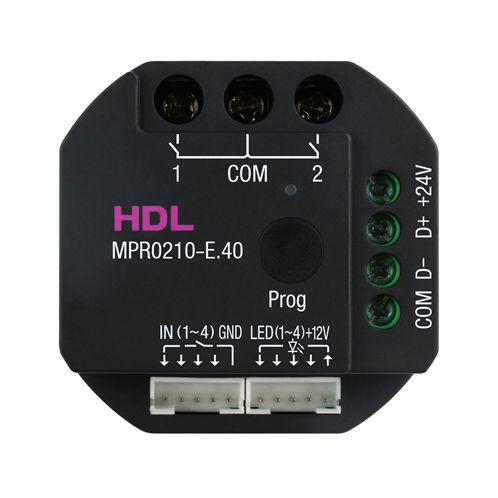 Actionneur de commutation pour installation domotique - HDL-MPR0210-E.40 - HDL Automation Co., Ltd - encastré / résidentiel / professionnel
